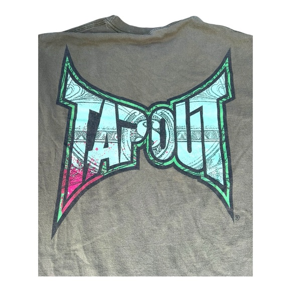 Vintage Tapout Bloody Money T Shirt Size XL Y2K - Picture 2 of 4
